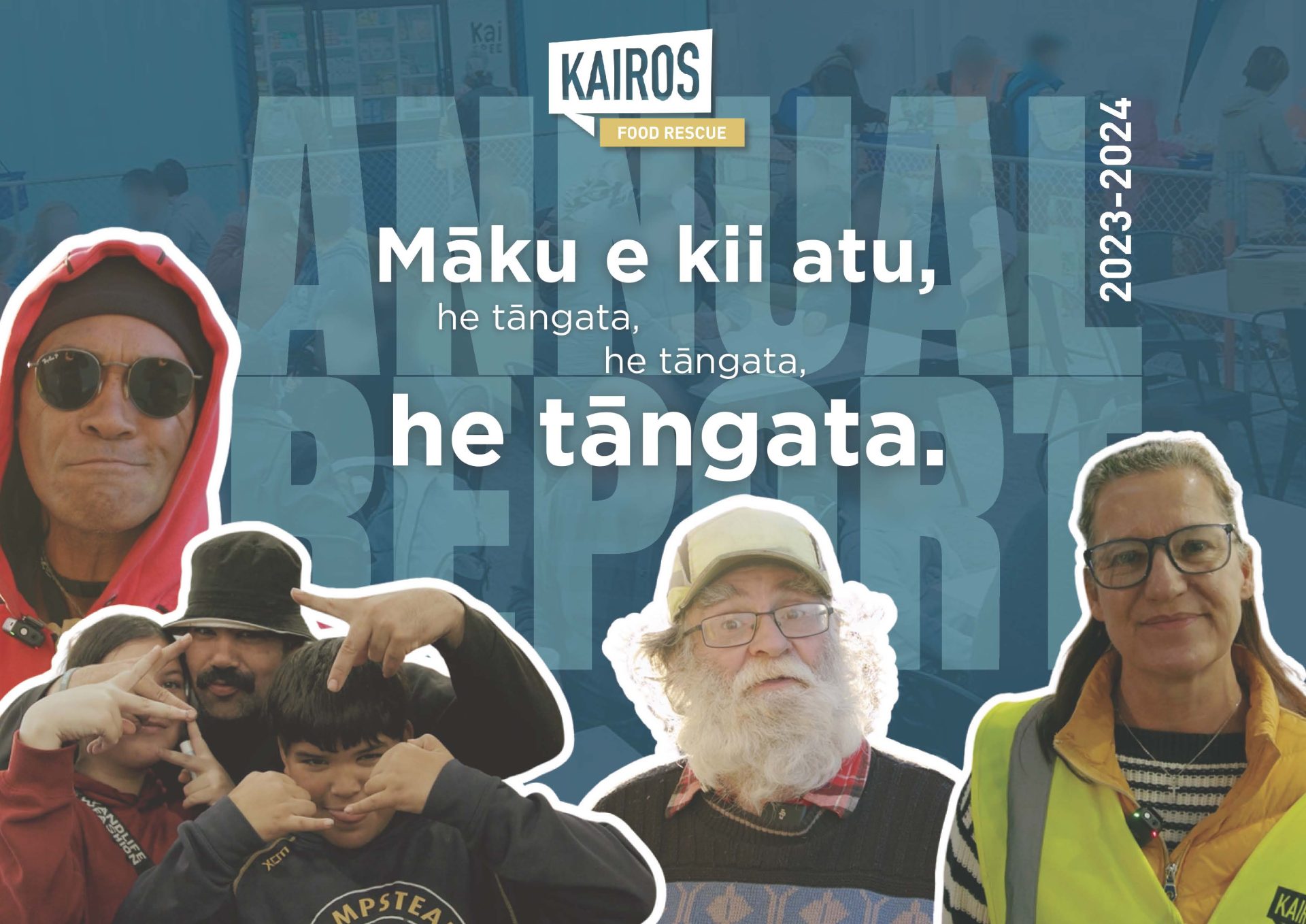 Cover design of annual report for not-for-profit group