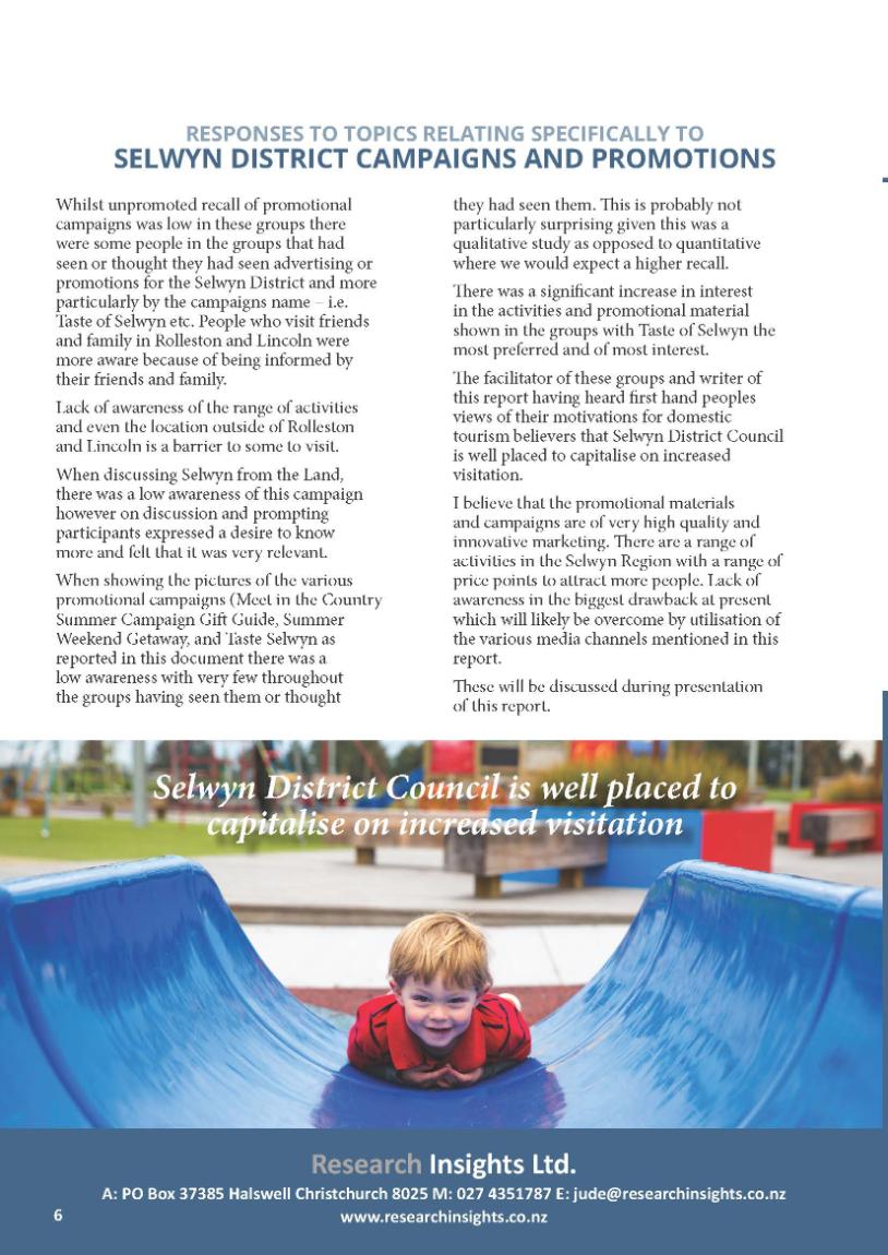 Domestic Tourism Study 2024 report Page 06