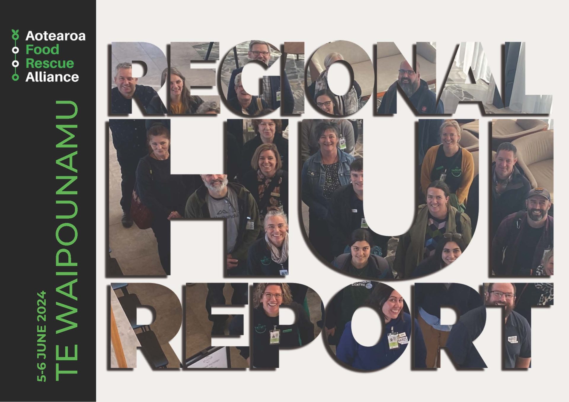 Report cover design for event reporting for a not-for-profit