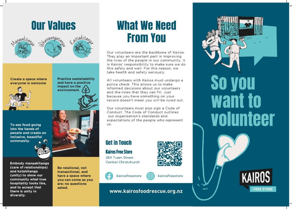 Volunteer brochure Page 1