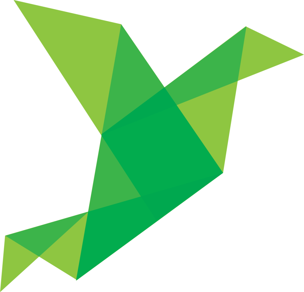 green bird