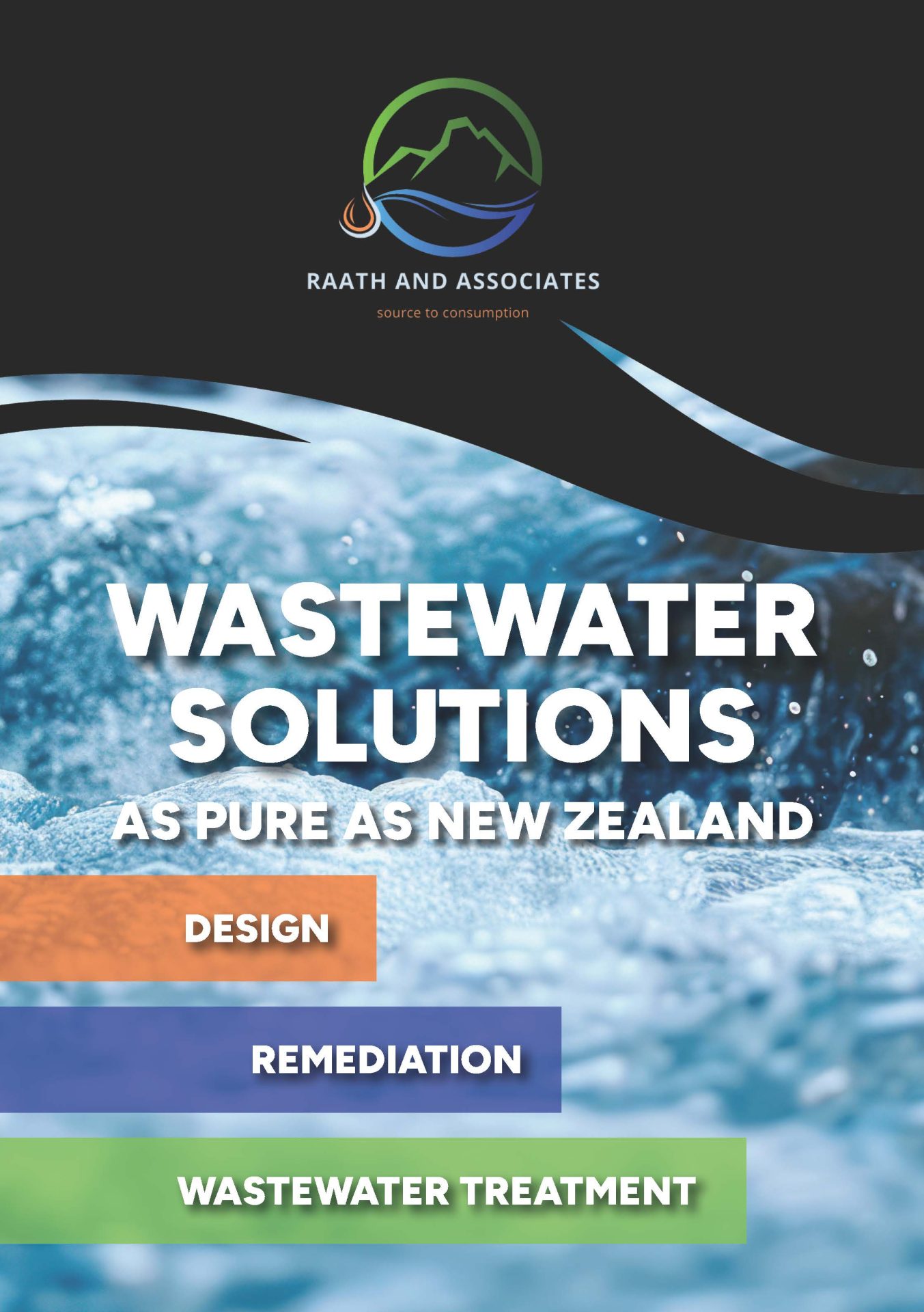 Cover design for business brochure