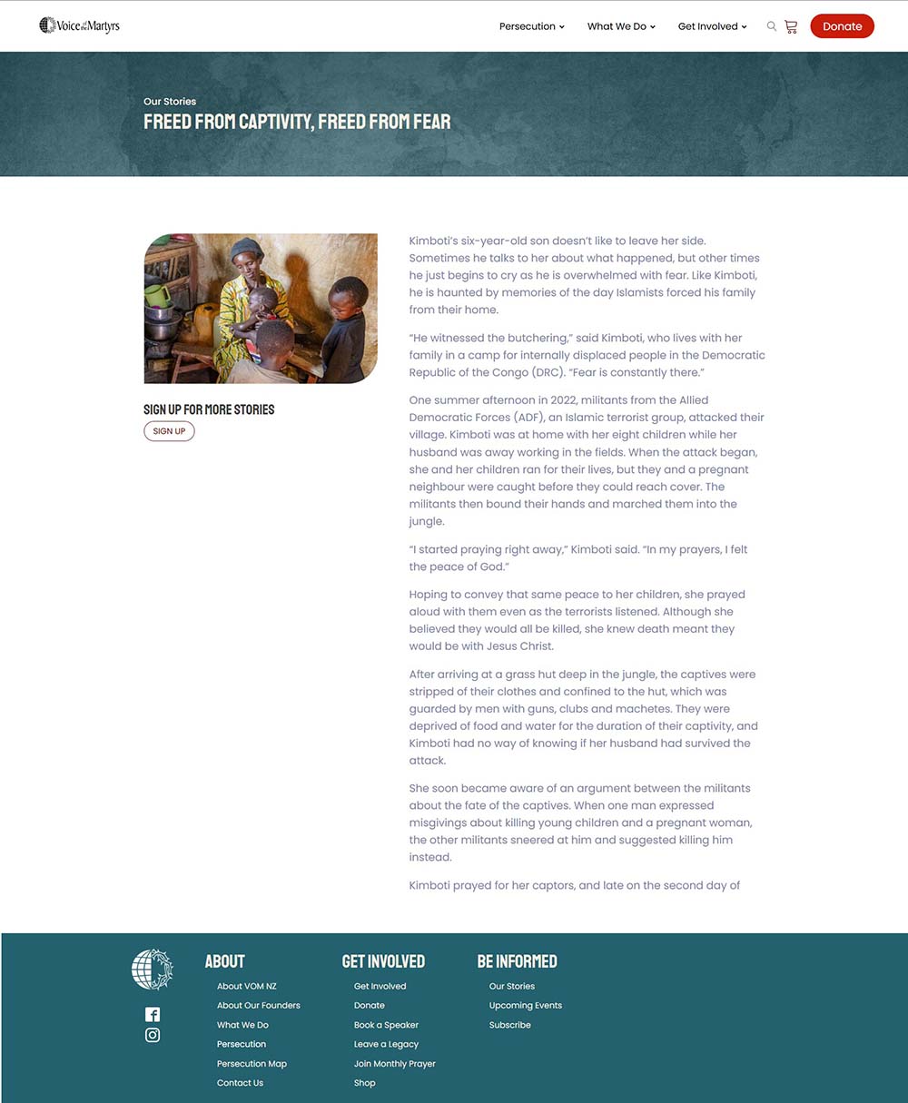 story page