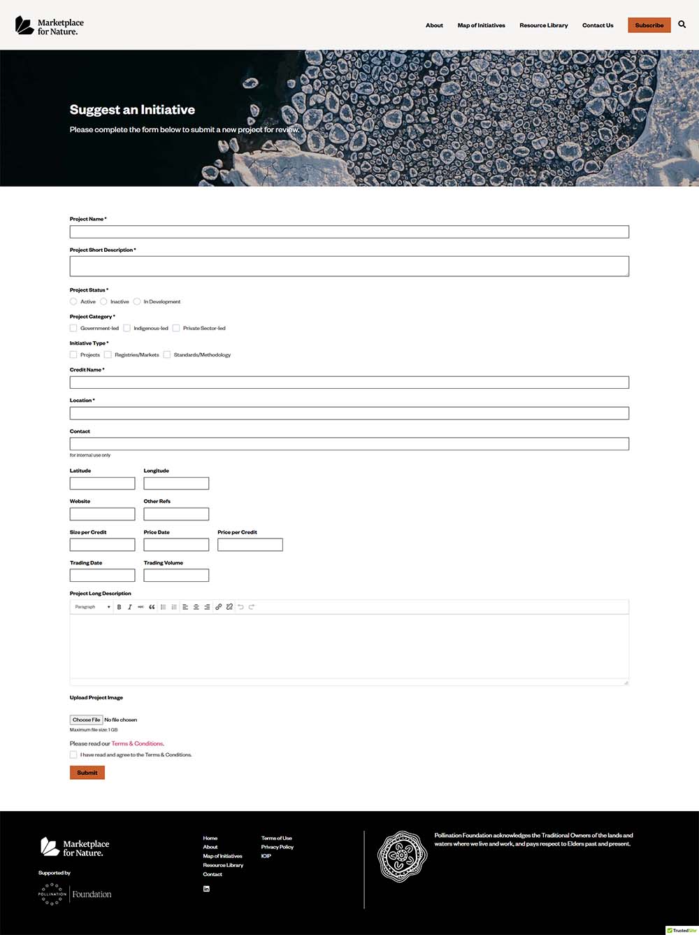suggest iniative page